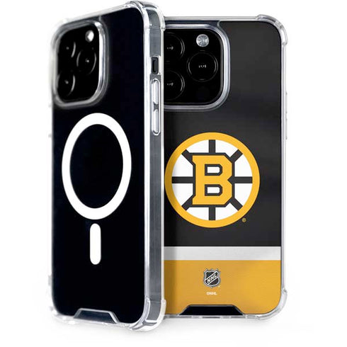 NHL Boston Bruins Jersey iPhone 15 Pro MagSafe Case
